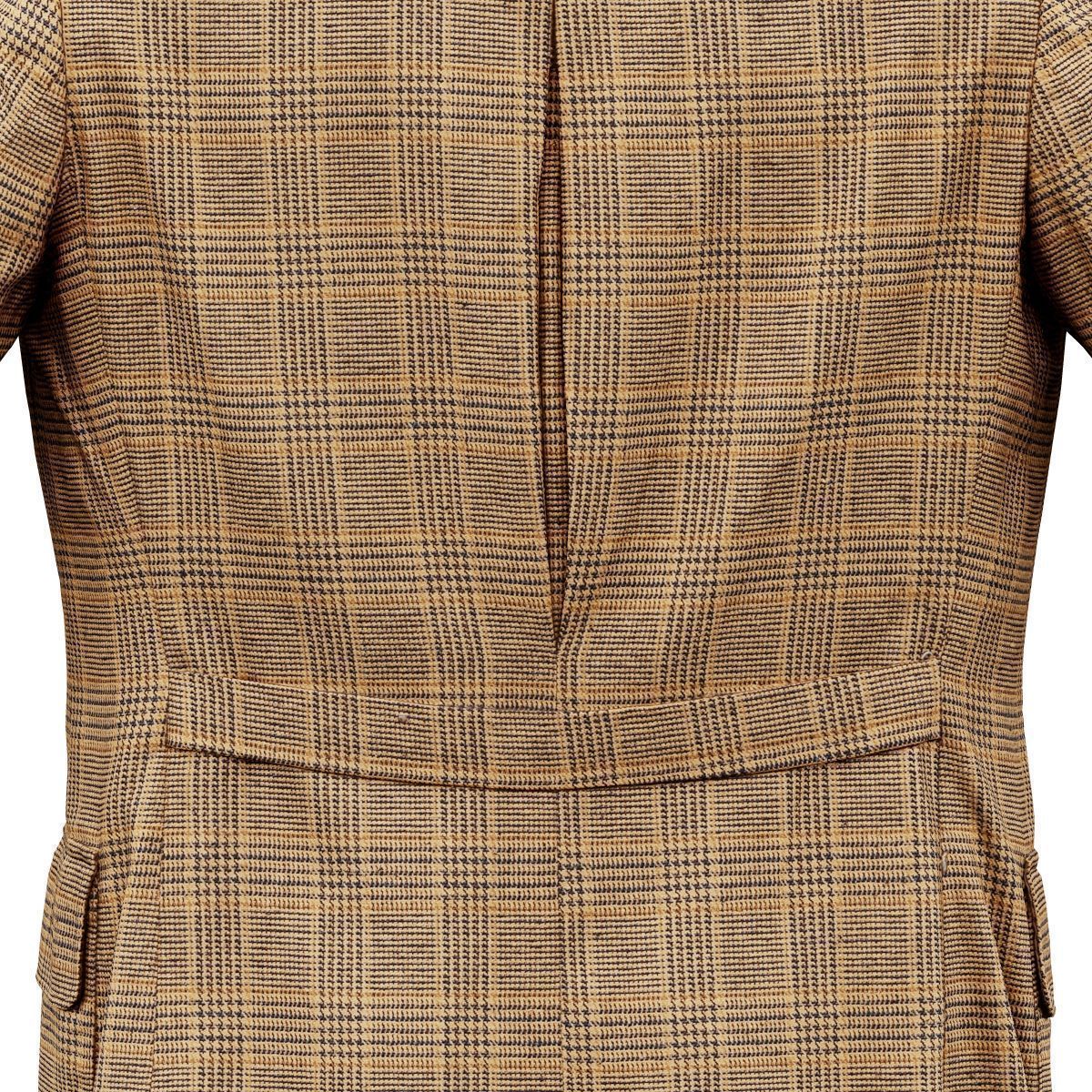 Suit C Vest Open Low-poly 3D model_17