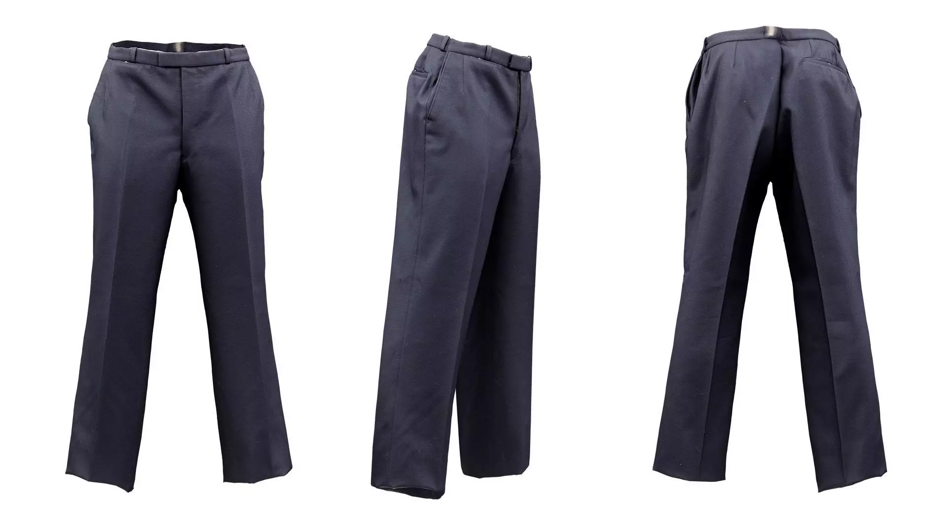 Suit C Trousers Low-poly 3D model_0