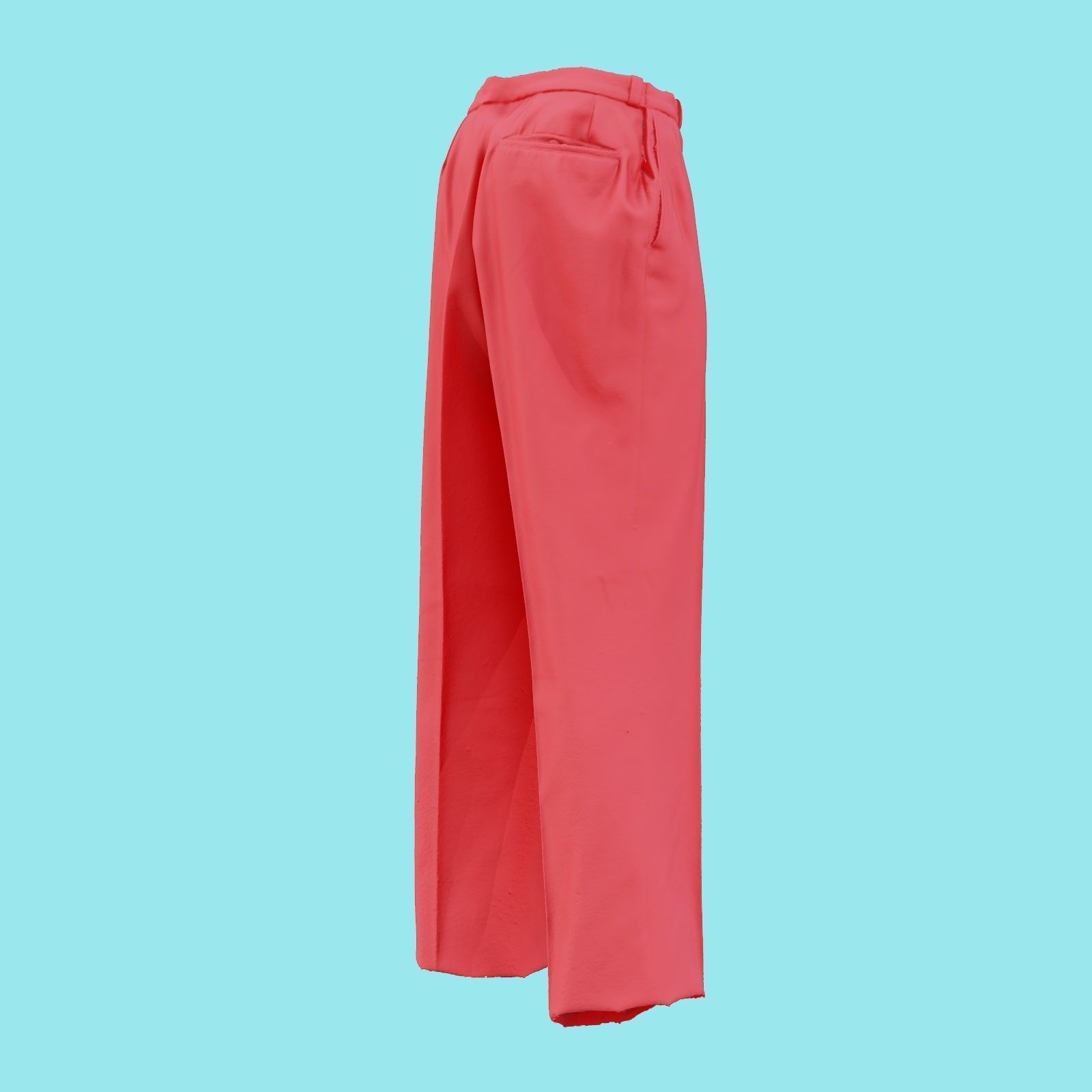 Suit C Trousers Low-poly 3D model_20