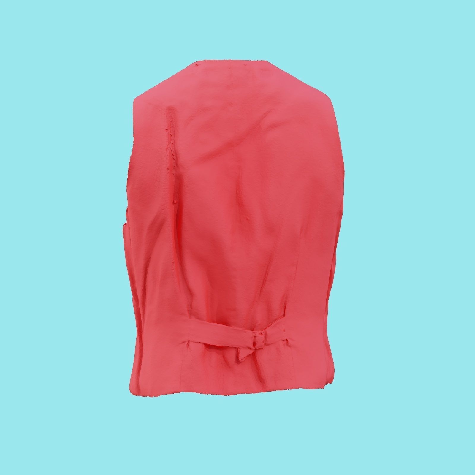 Suit C Gilet Low-poly 3D model_21