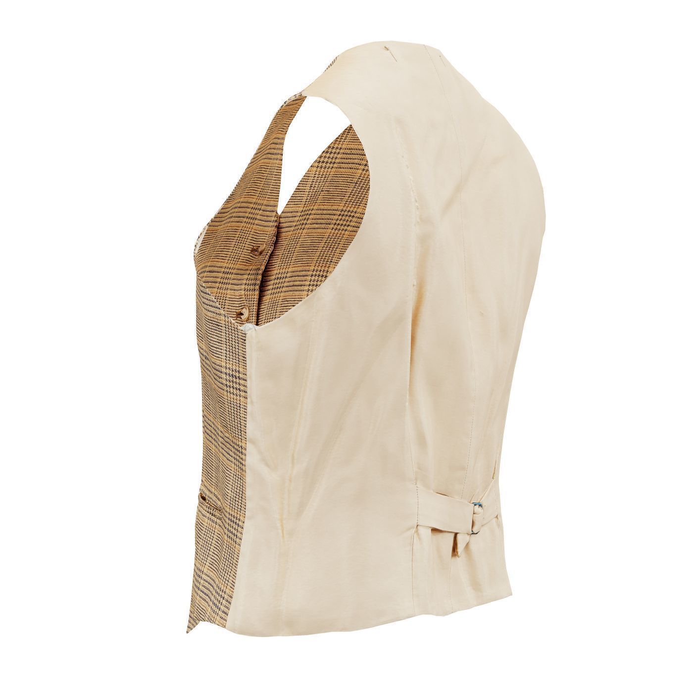 Suit C Gilet Low-poly 3D model_10