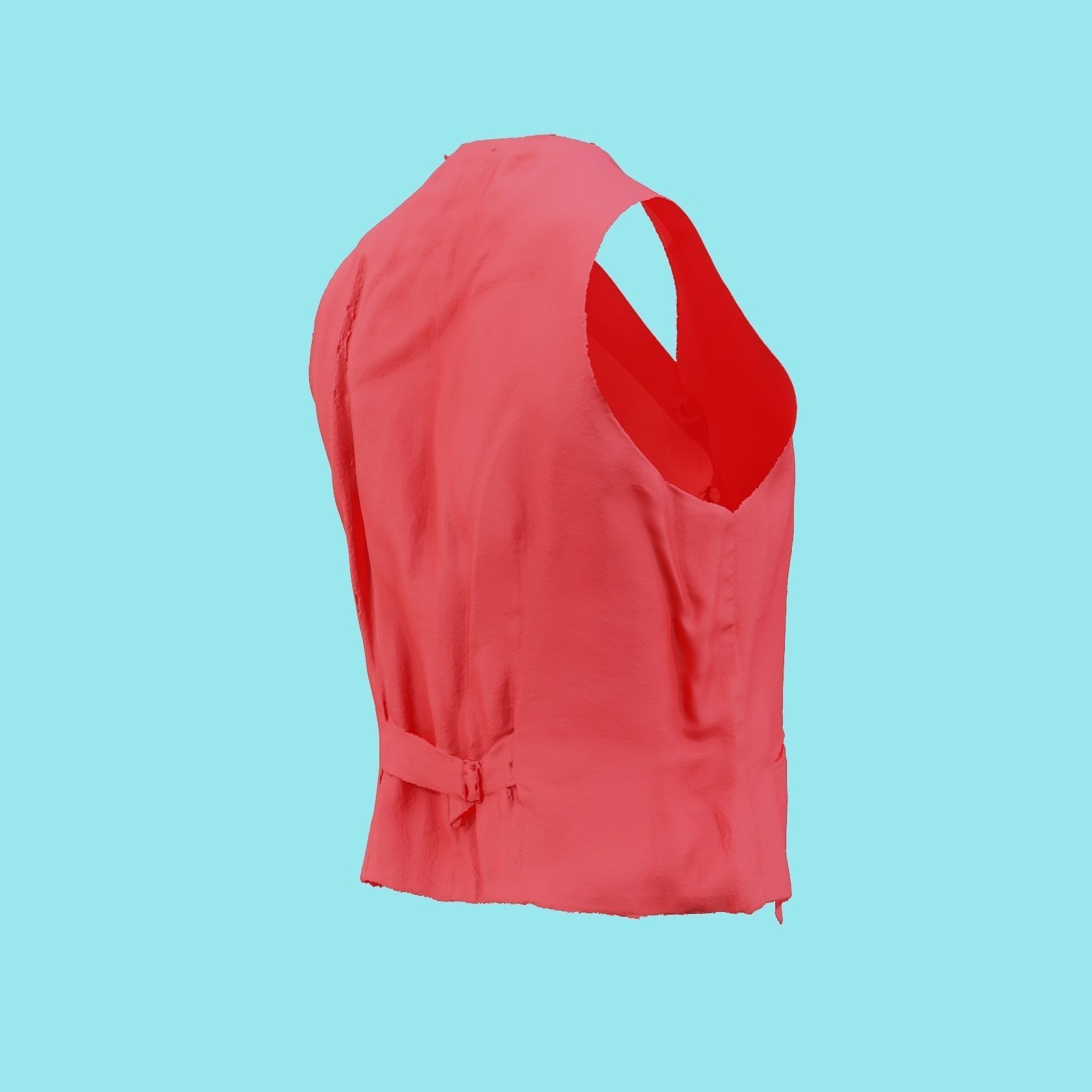 Suit C Gilet Low-poly 3D model_20