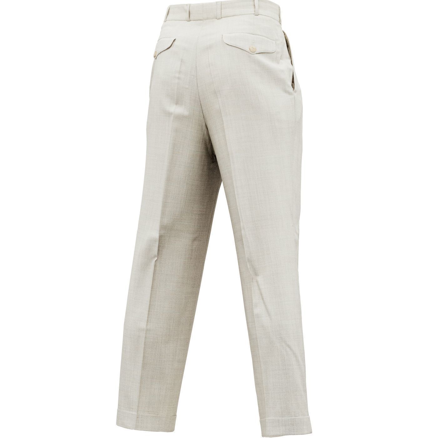 Suit B Trousers Low-poly 3D model_7