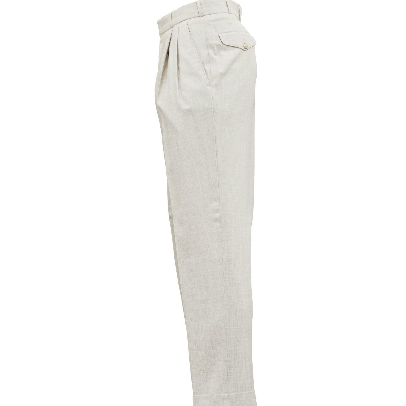 Suit B Trousers Low-poly 3D model_11