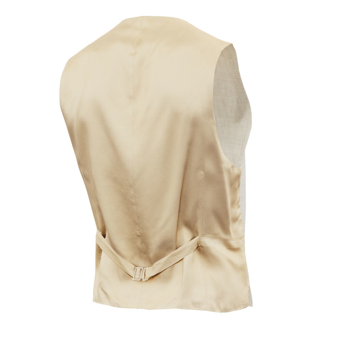 Suit B Gilet Low-poly 3D model_7