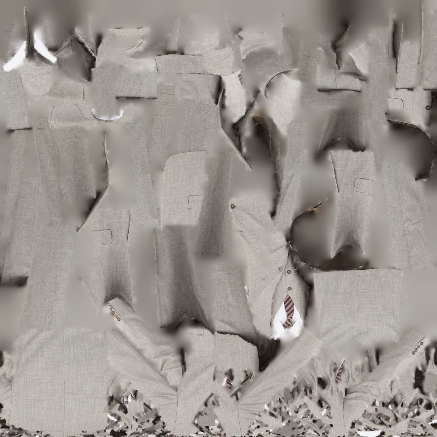 Suit B Full Closed Low-poly 3D model_16