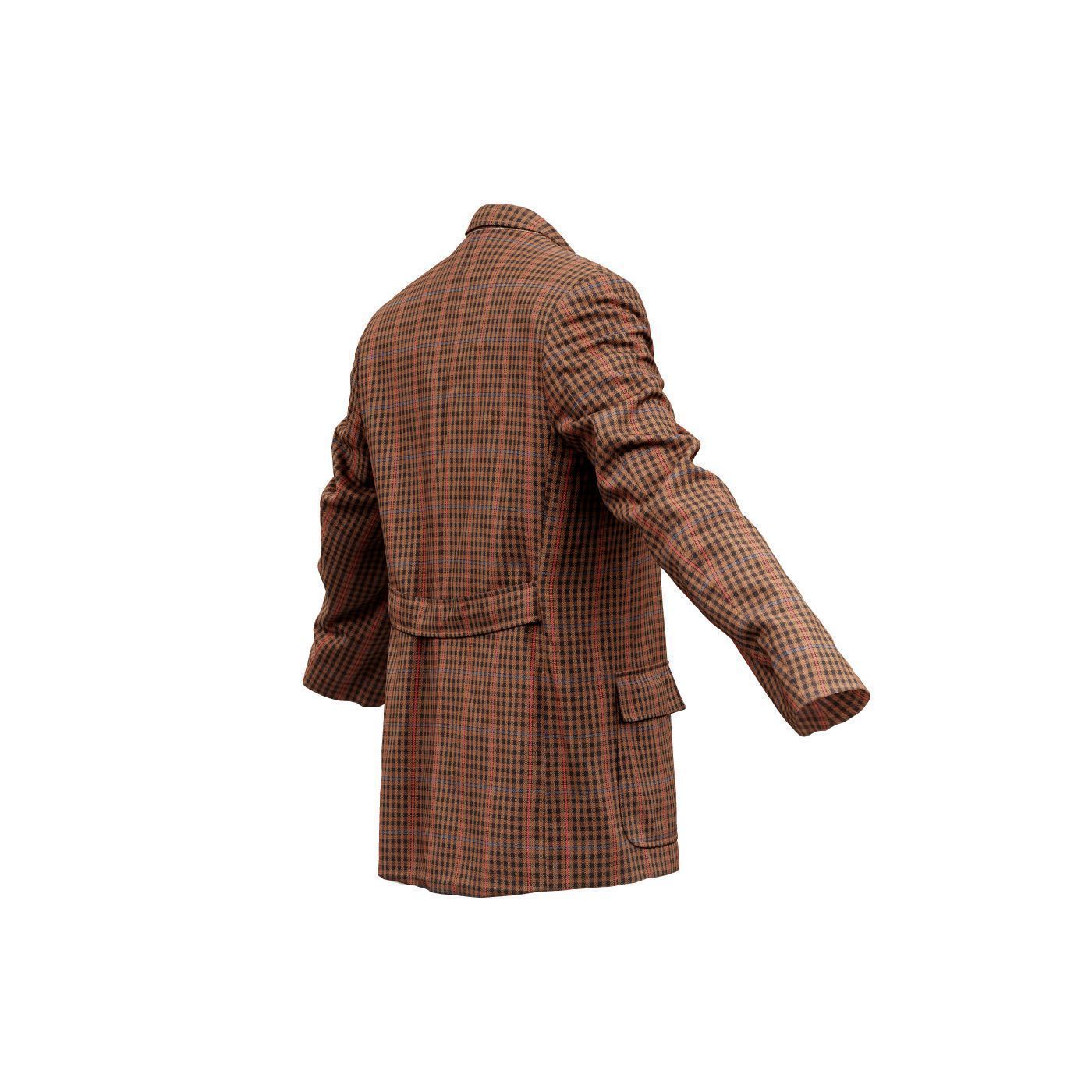 Suit A Vest Low-poly 3D model_6