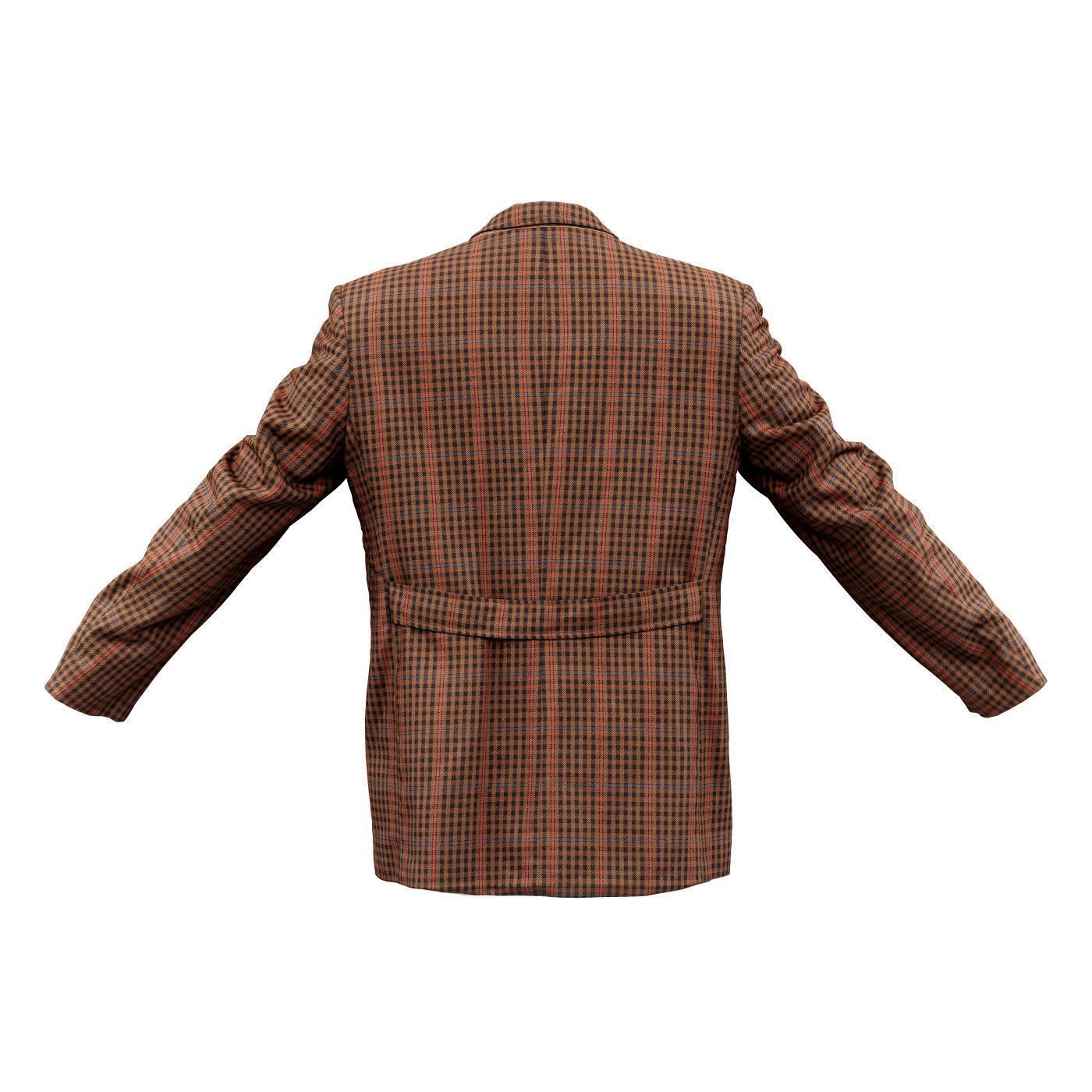 Suit A Vest Low-poly 3D model_8