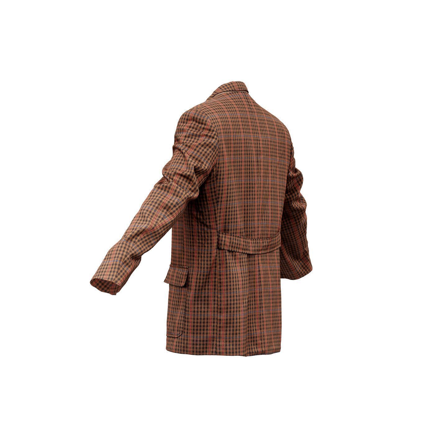 Suit A Vest Low-poly 3D model_10