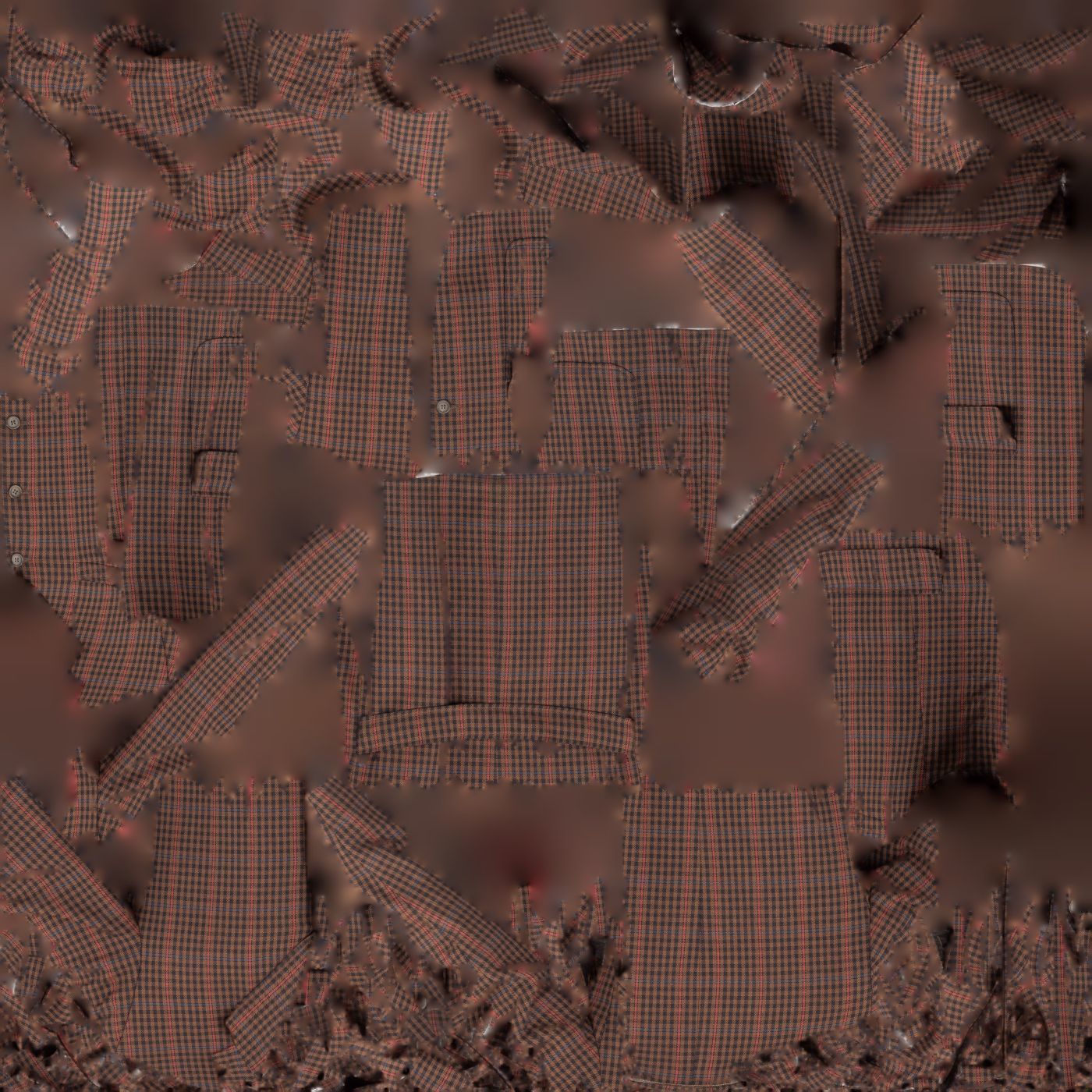 Suit A Vest Low-poly 3D model_16