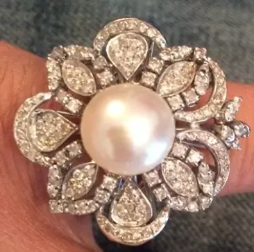 CG120 flower made of metal 3D print model_0