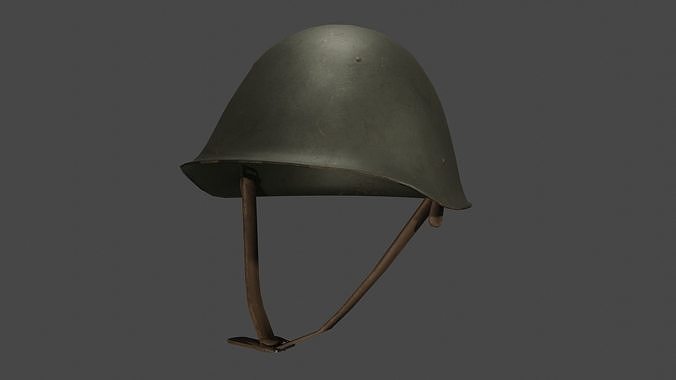 Russian SSh-68 Helmet Low-poly 3D model