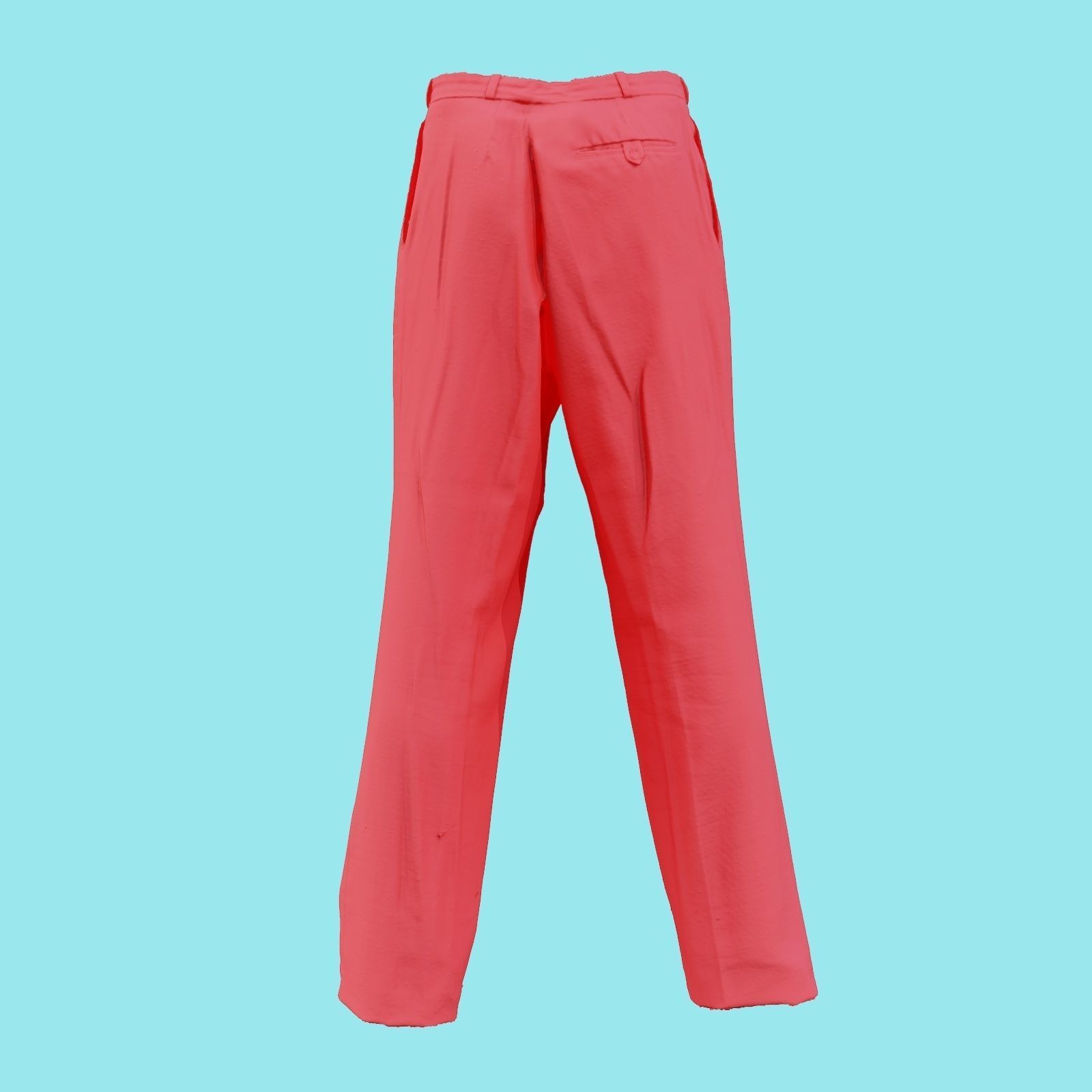 Suit A Trousers Low-poly 3D model_21