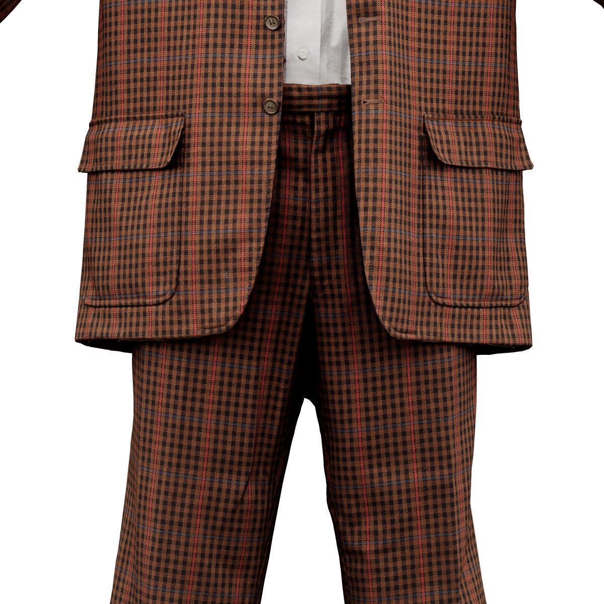 Suit A Full Open Low-poly 3D model_1