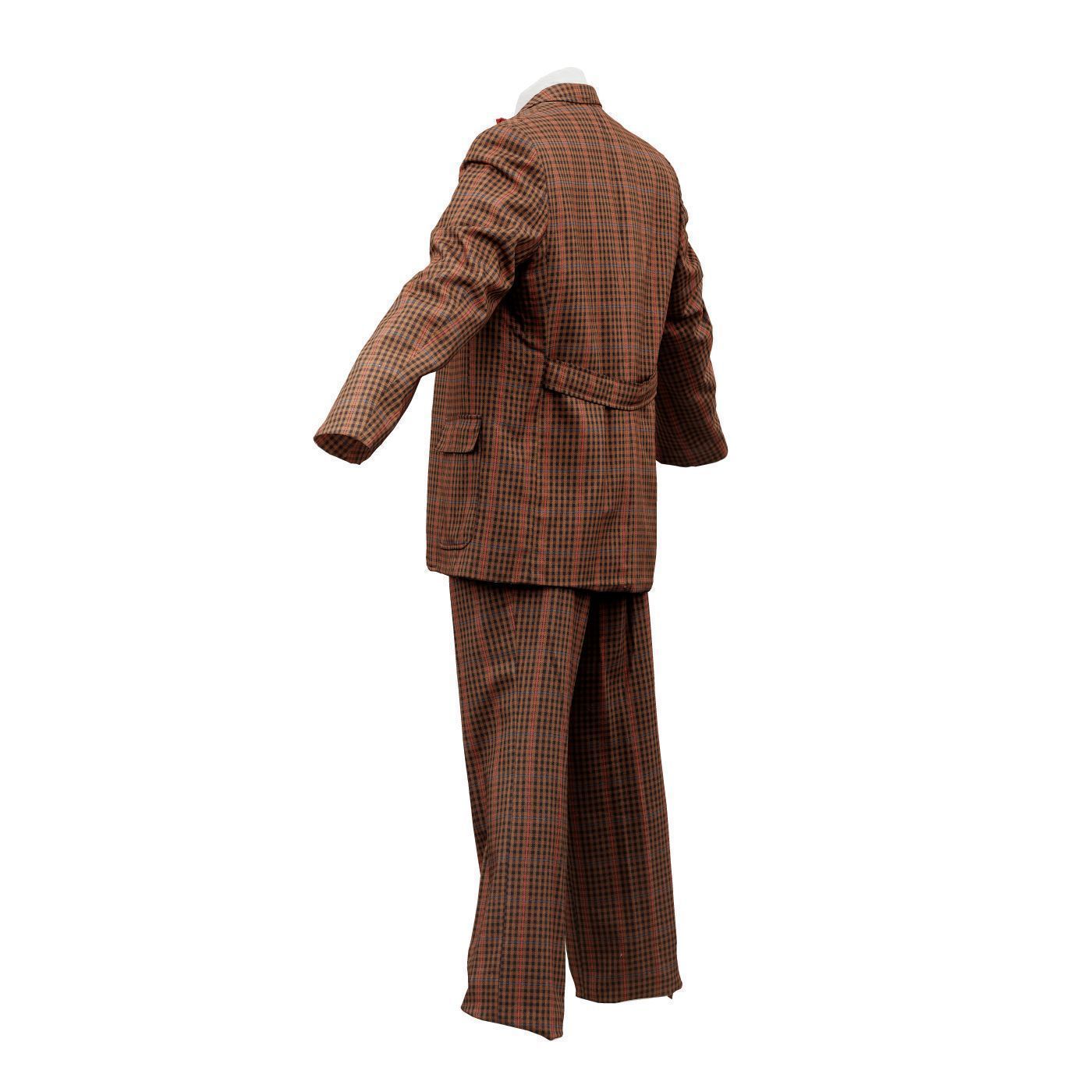 Suit A Full Open Low-poly 3D model_10