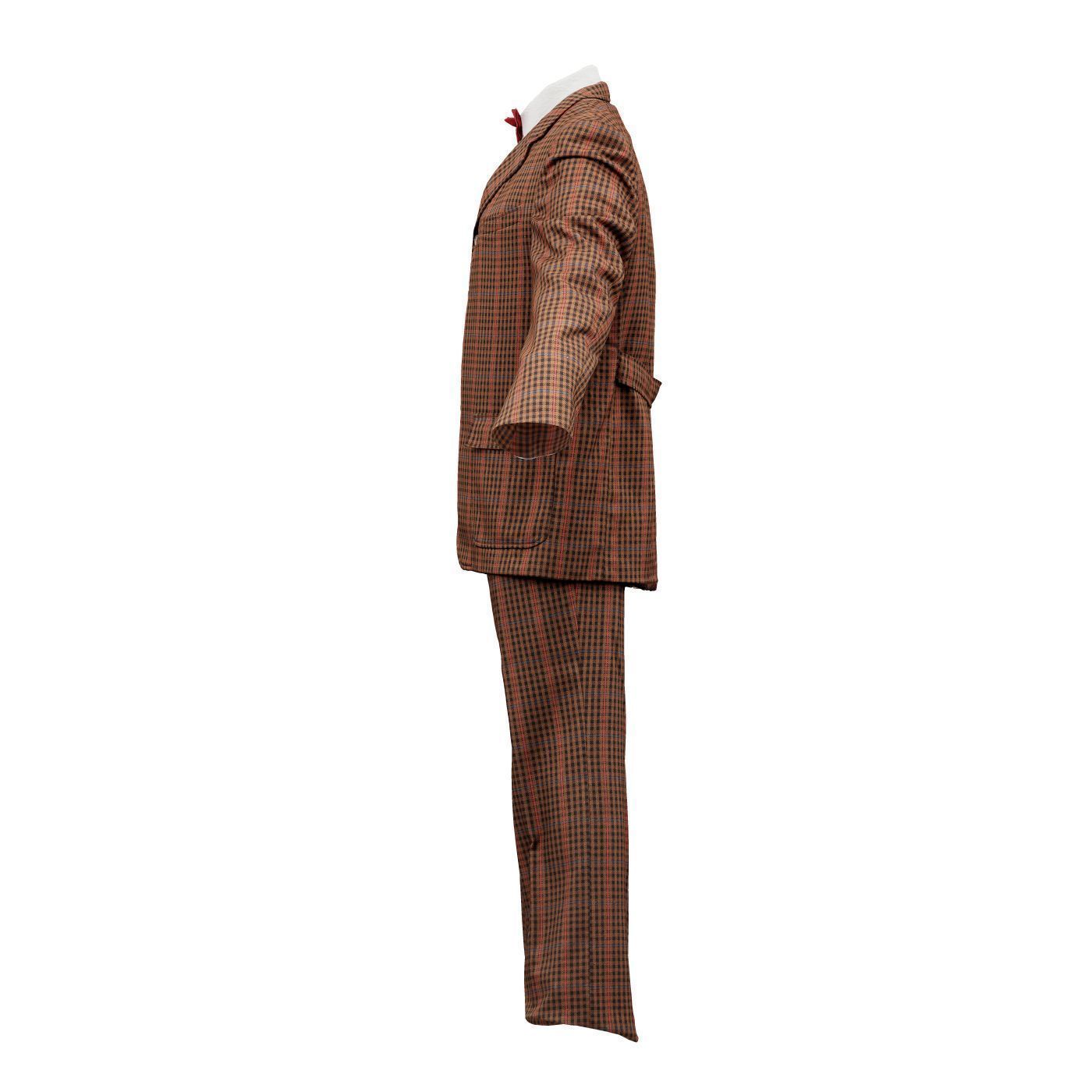 Suit A Full Closed Low-poly 3D model_11