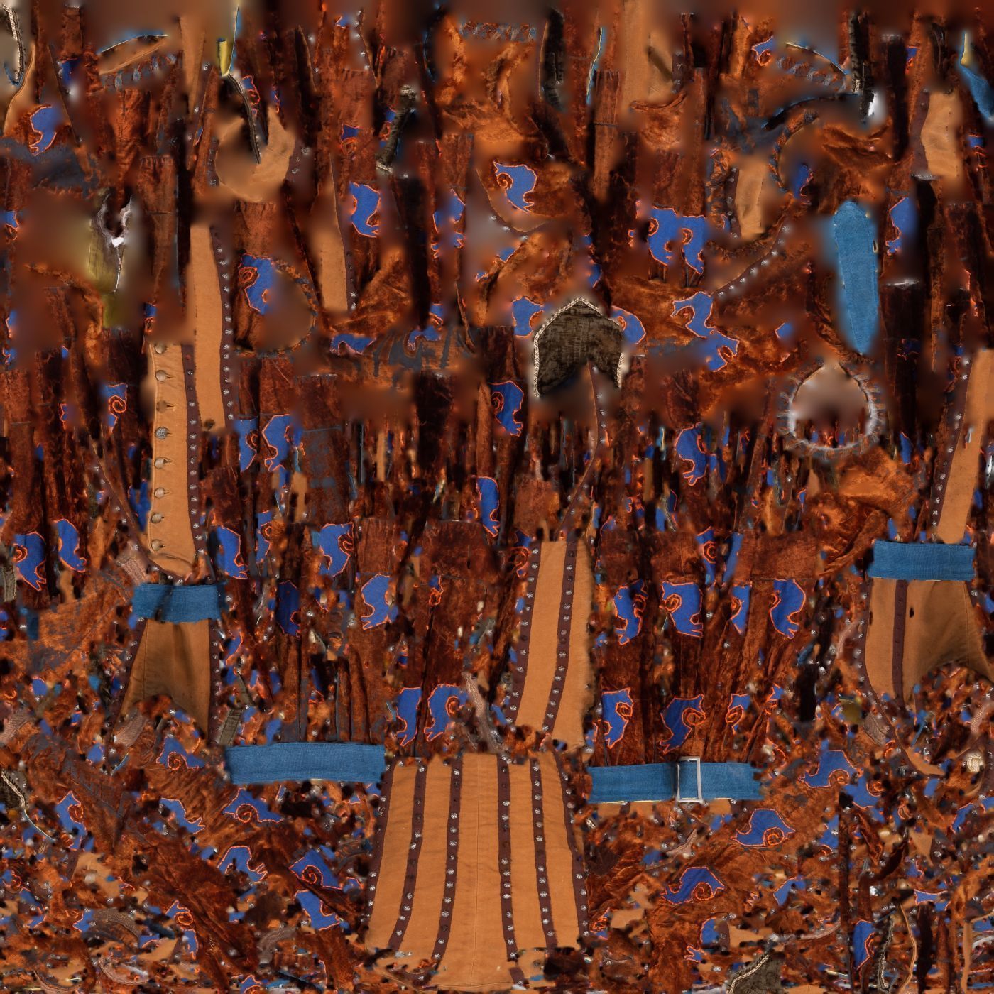 Strap Medieval Full Low-poly 3D model_16