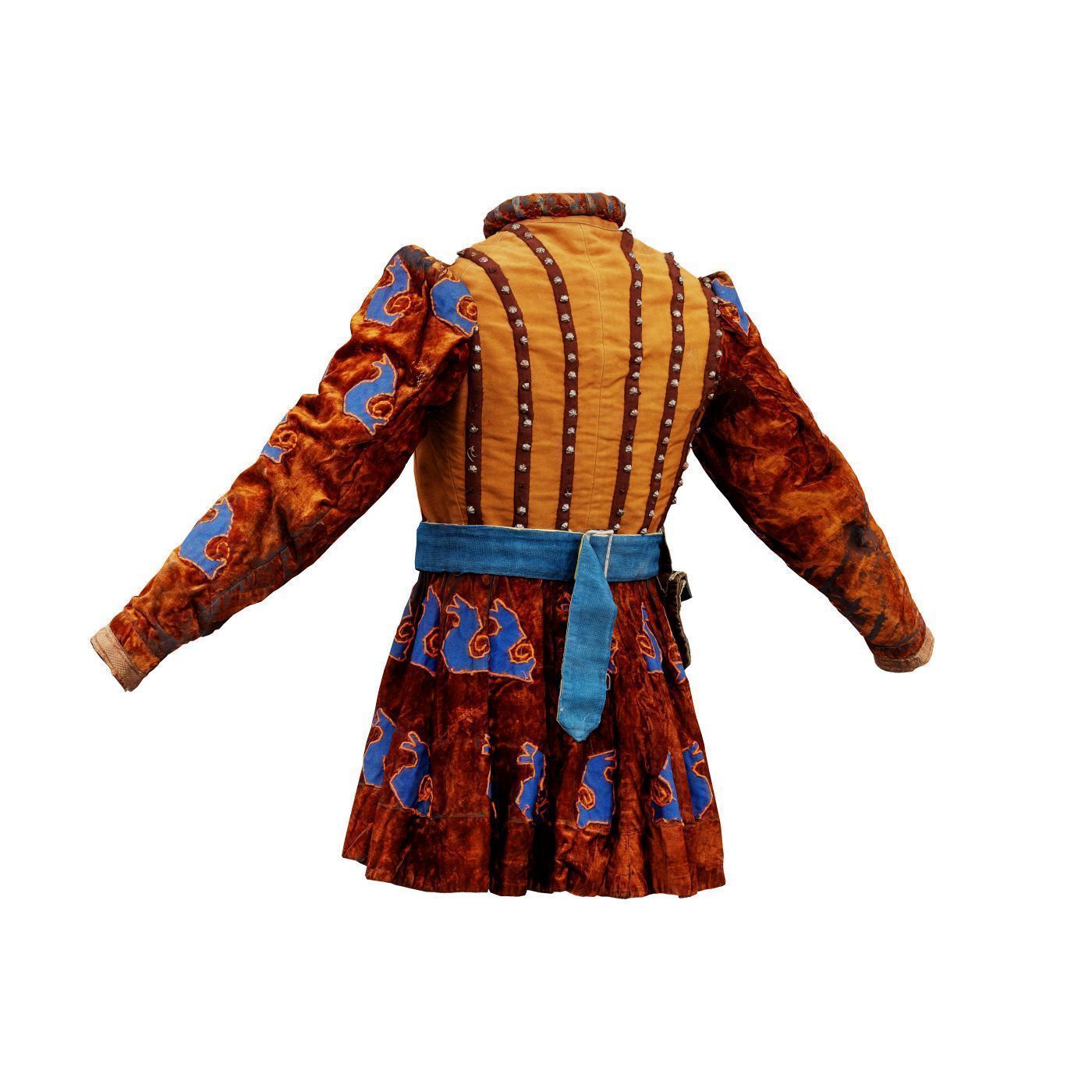 Strap Medieval Full Low-poly 3D model_9