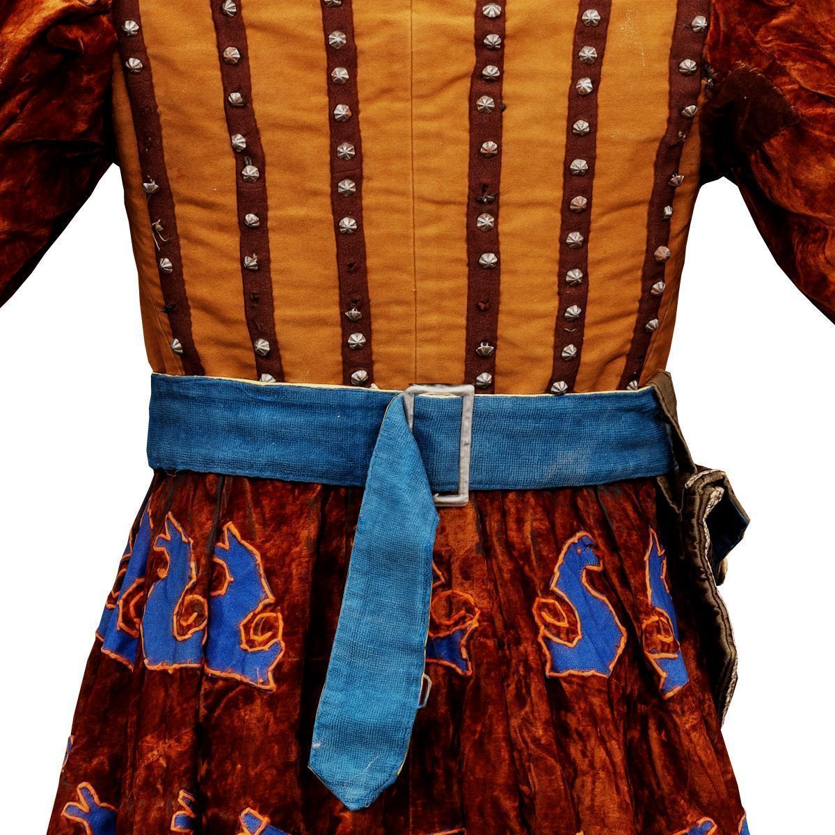 Strap Medieval Full Low-poly 3D model_17