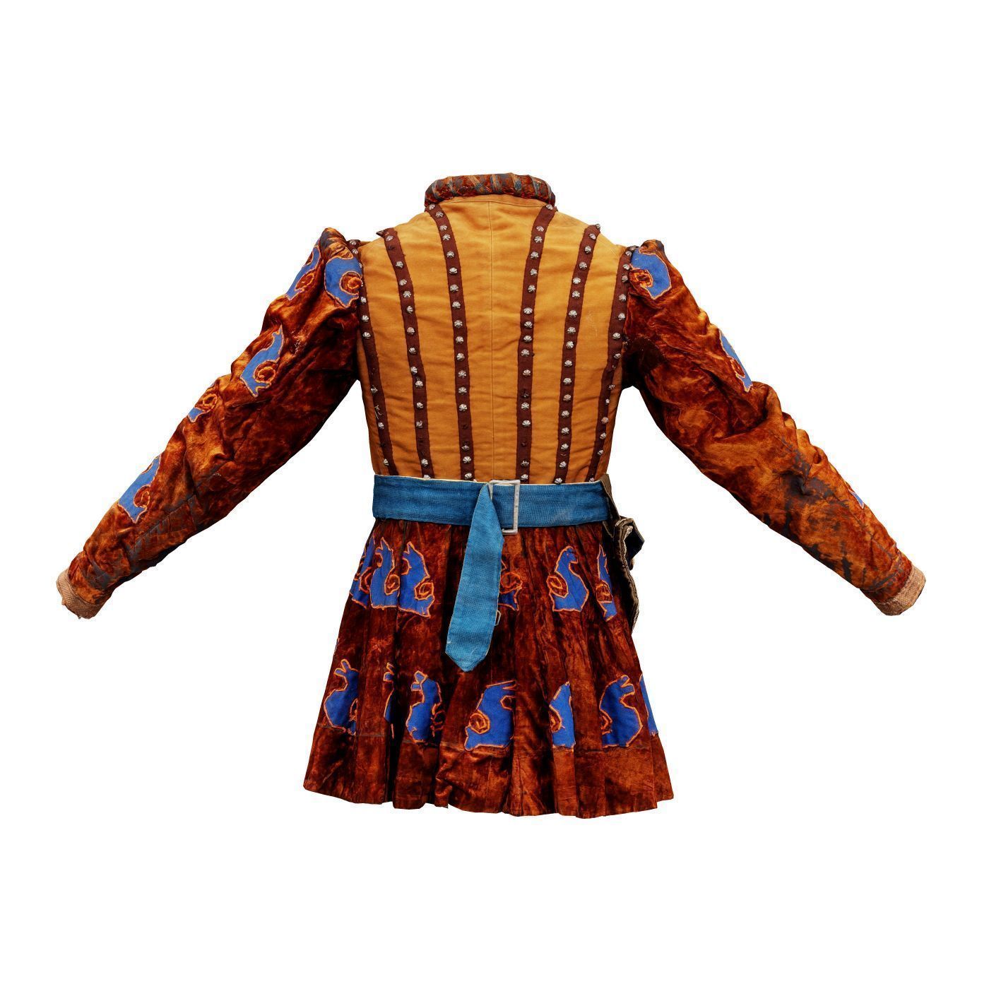 Strap Medieval Full Low-poly 3D model_8