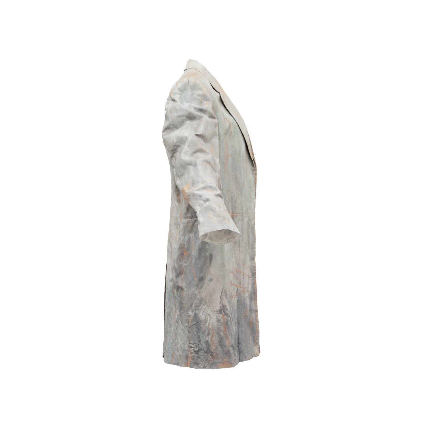 Statue Jacket Sleeves Low-poly 3D model_5