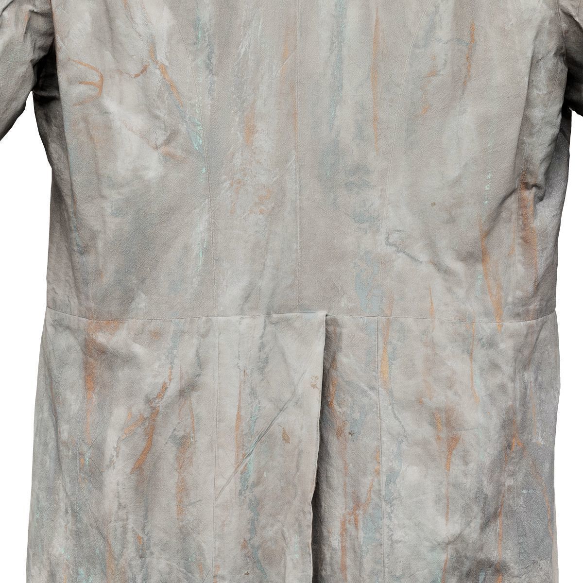 Statue Jacket Sleeves Low-poly 3D model_17