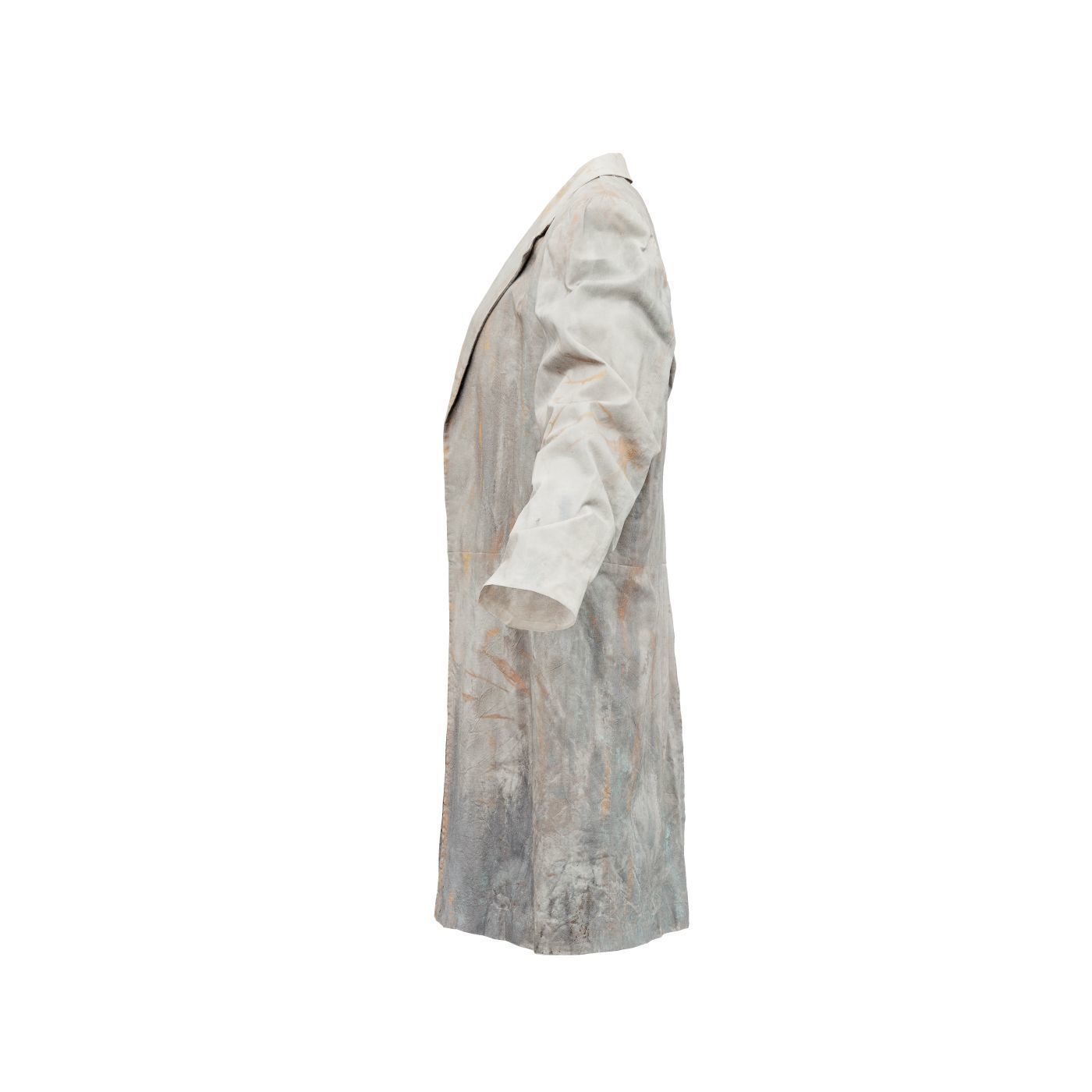 Statue Jacket Sleeves Low-poly 3D model_11