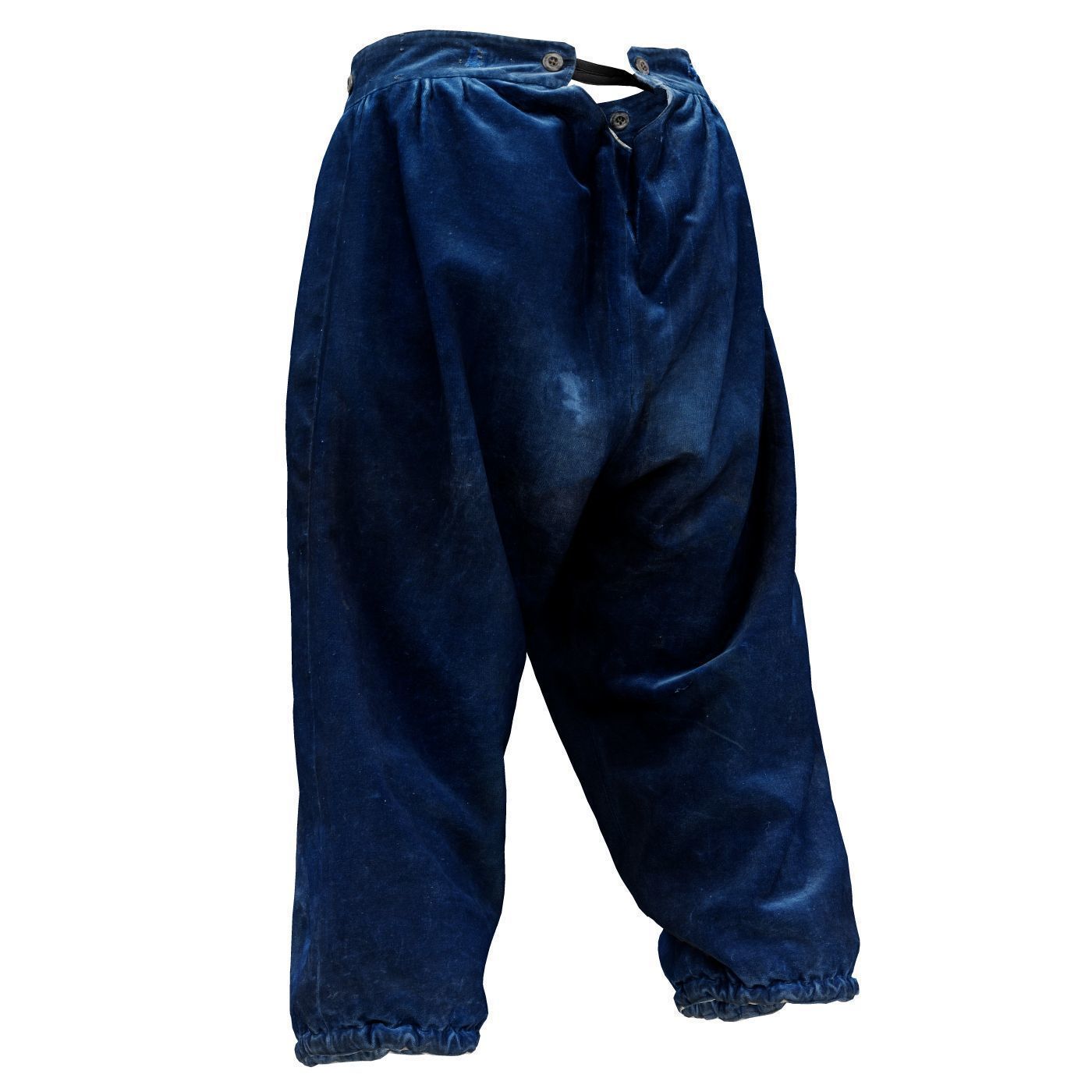 Star Trousers Low-poly 3D model_9