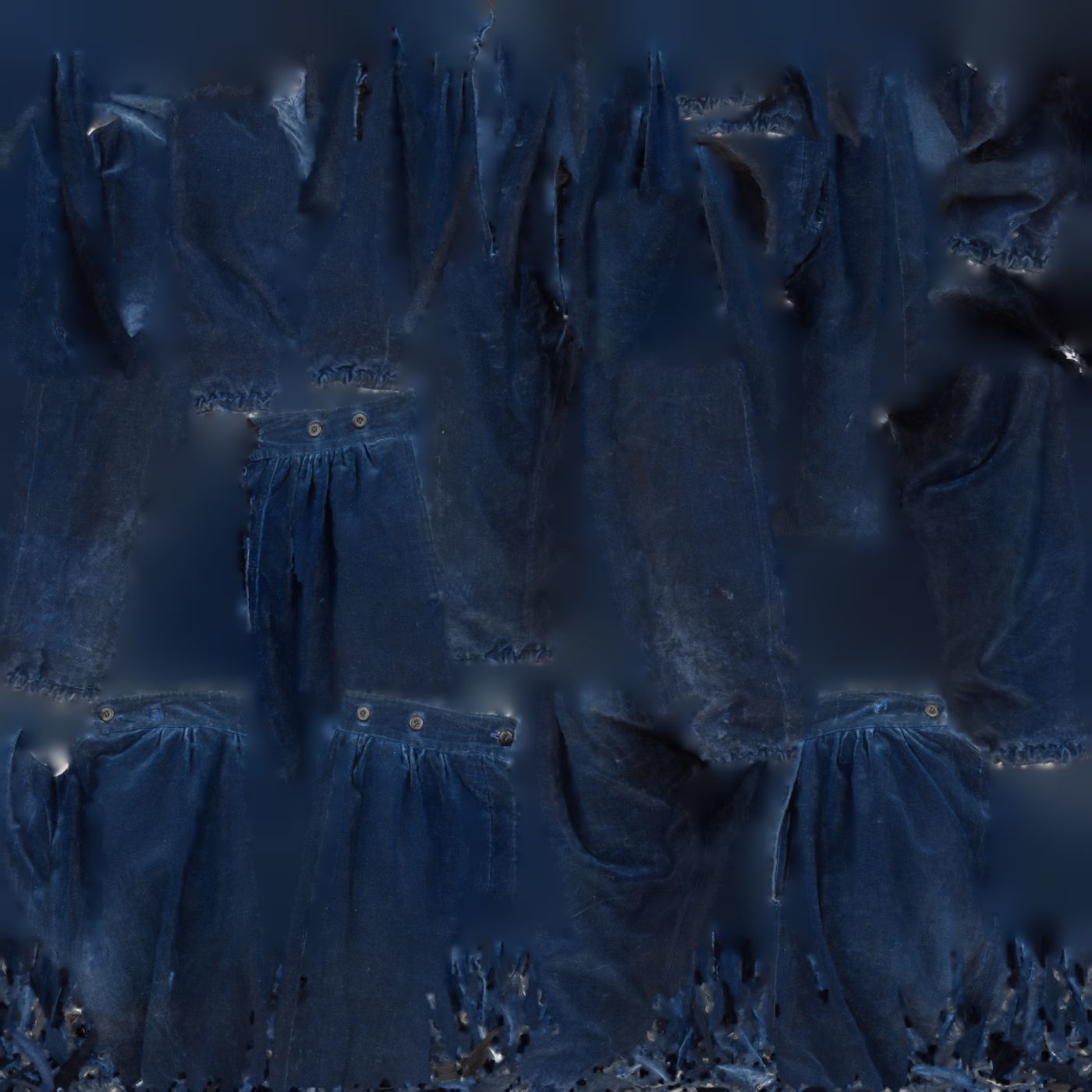 Star Trousers Low-poly 3D model_16