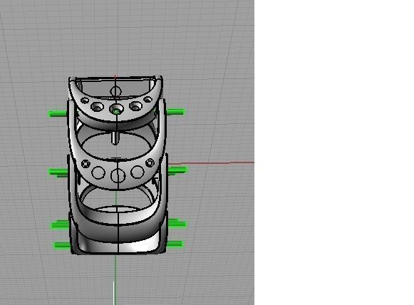 CG244 two tone gold and rose gold ring 3D print model_13