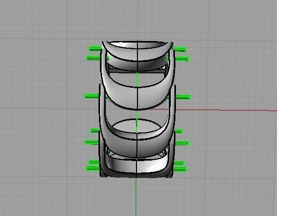 CG244 two tone gold and rose gold ring 3D print model_11