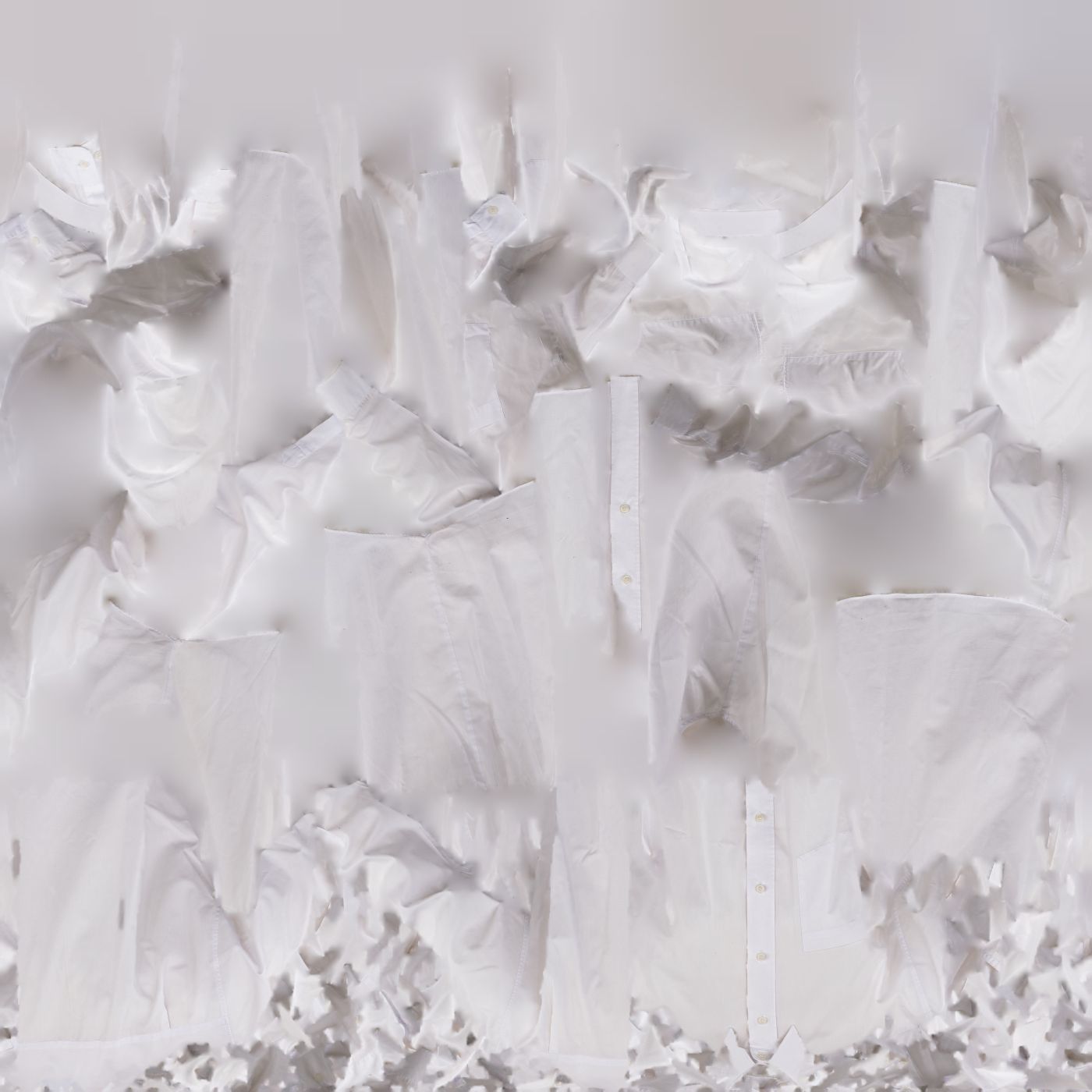 Shirt Plain Buttoned Up Low-poly 3D model_16