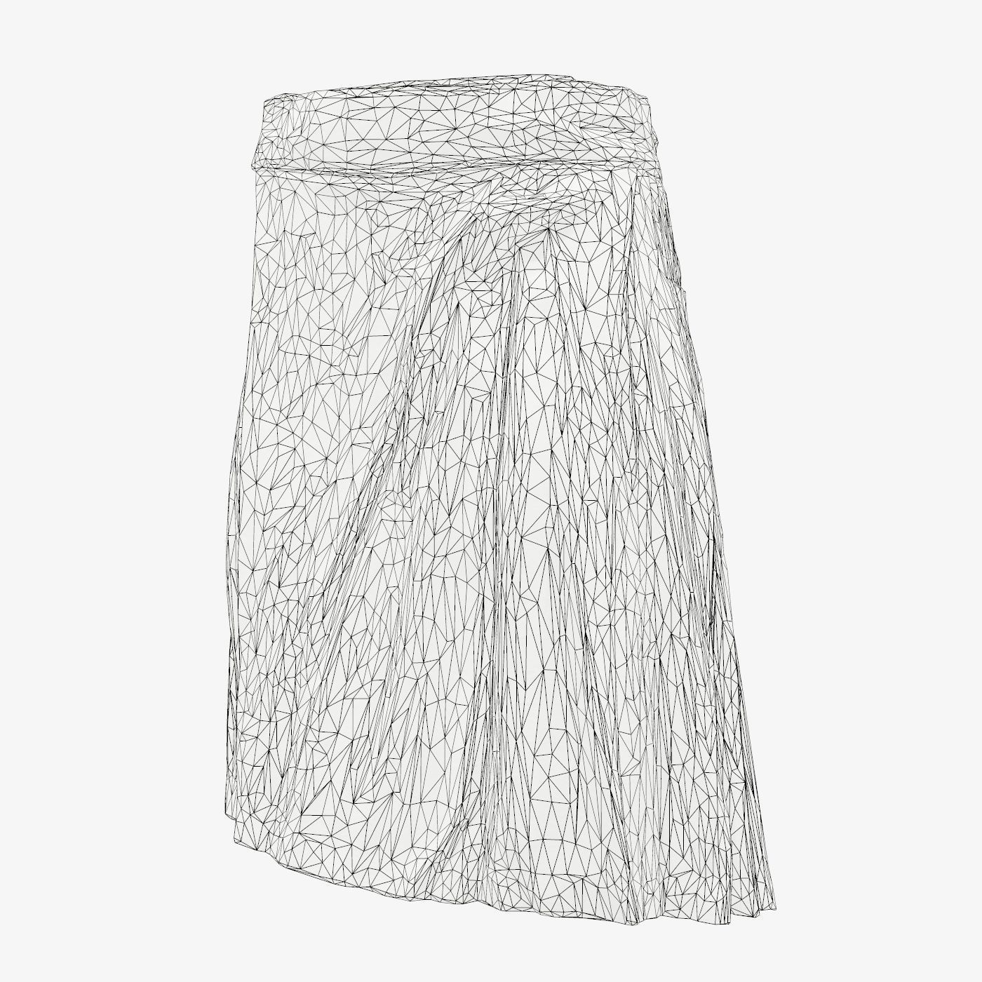 Scottish Kilt C Low-poly 3D model_14