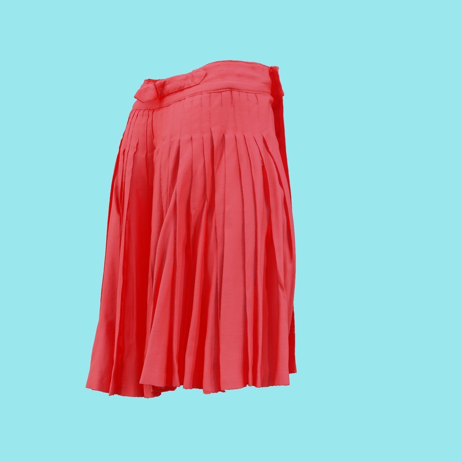 Scottish Kilt C Low-poly 3D model_23