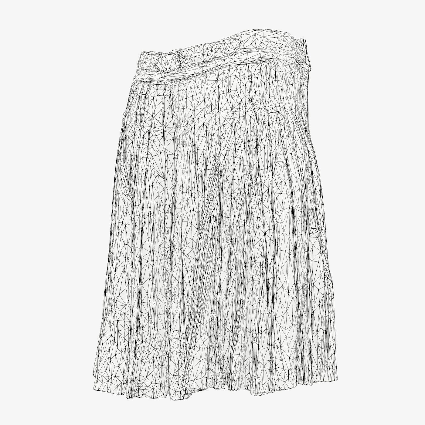 Scottish Kilt C Low-poly 3D model_15