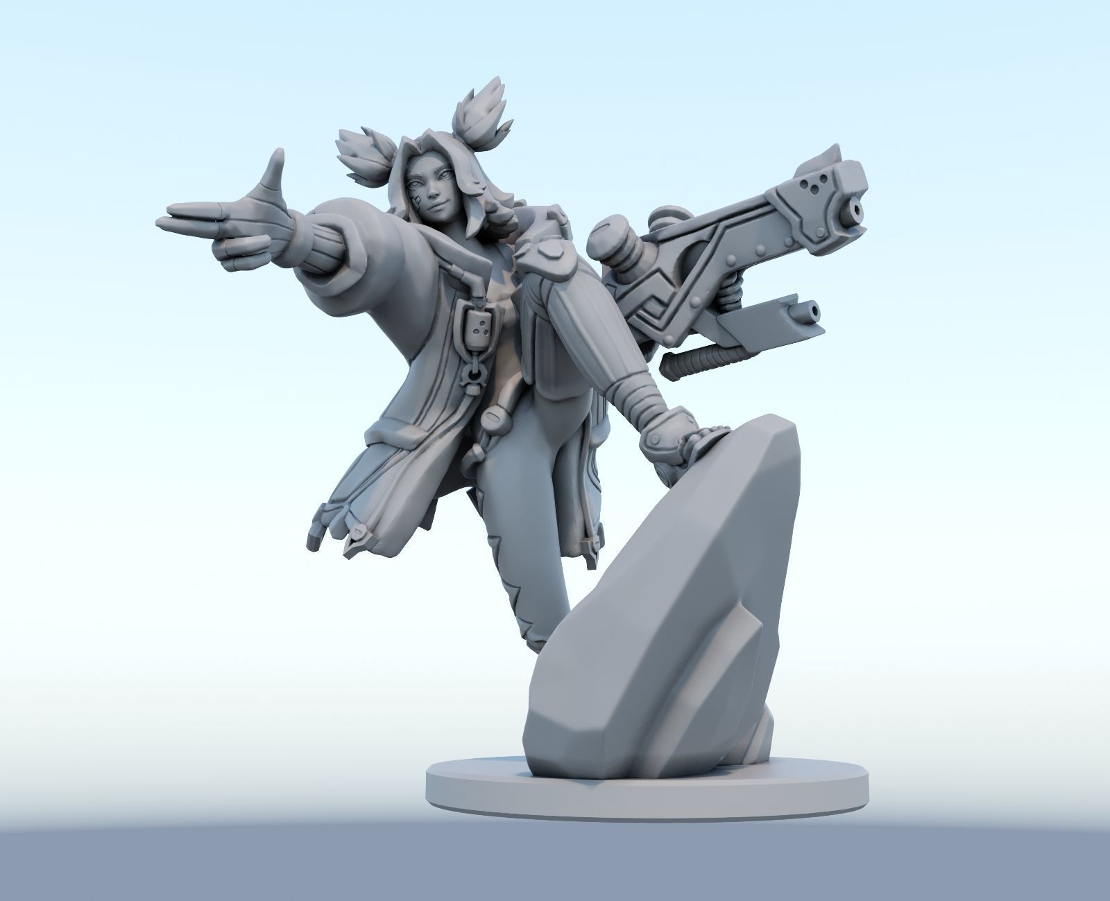 zeri League of Legends 3D print model 3D print model_4