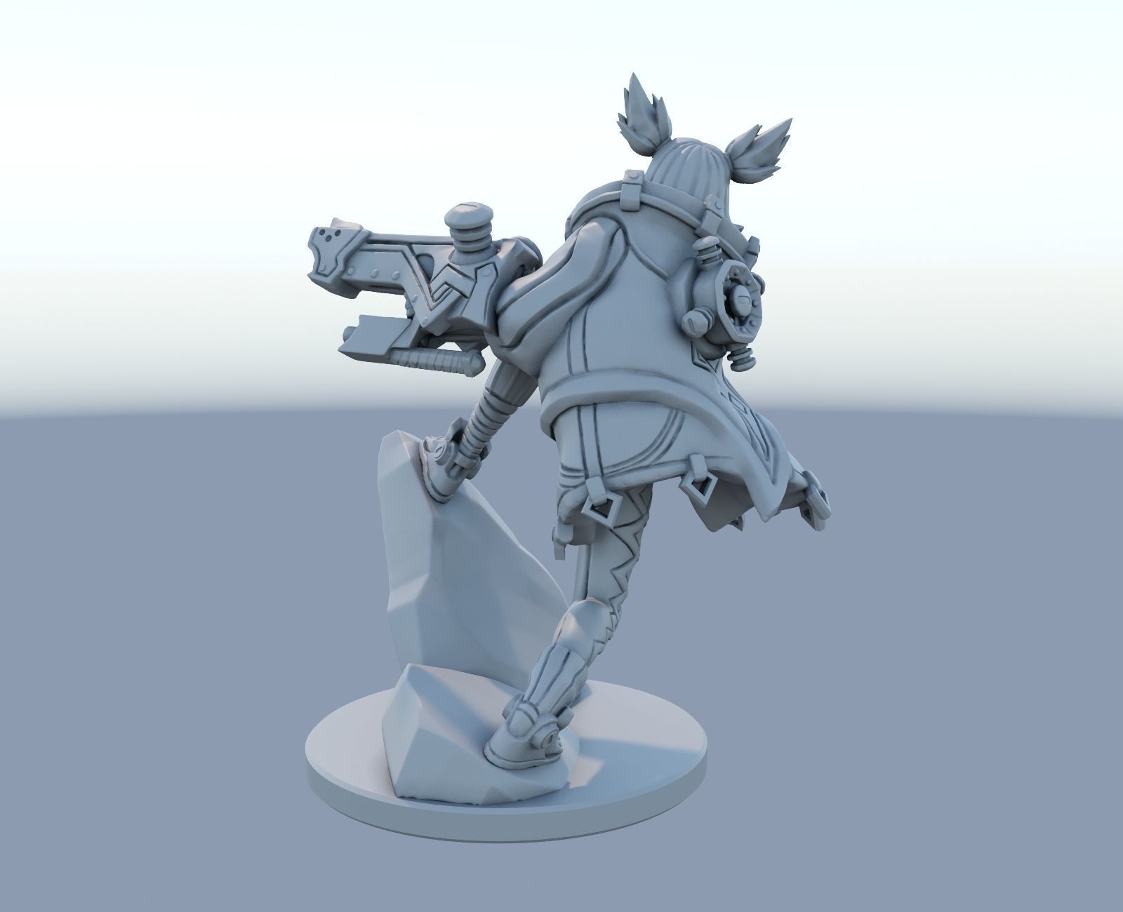 zeri League of Legends 3D print model 3D print model_9