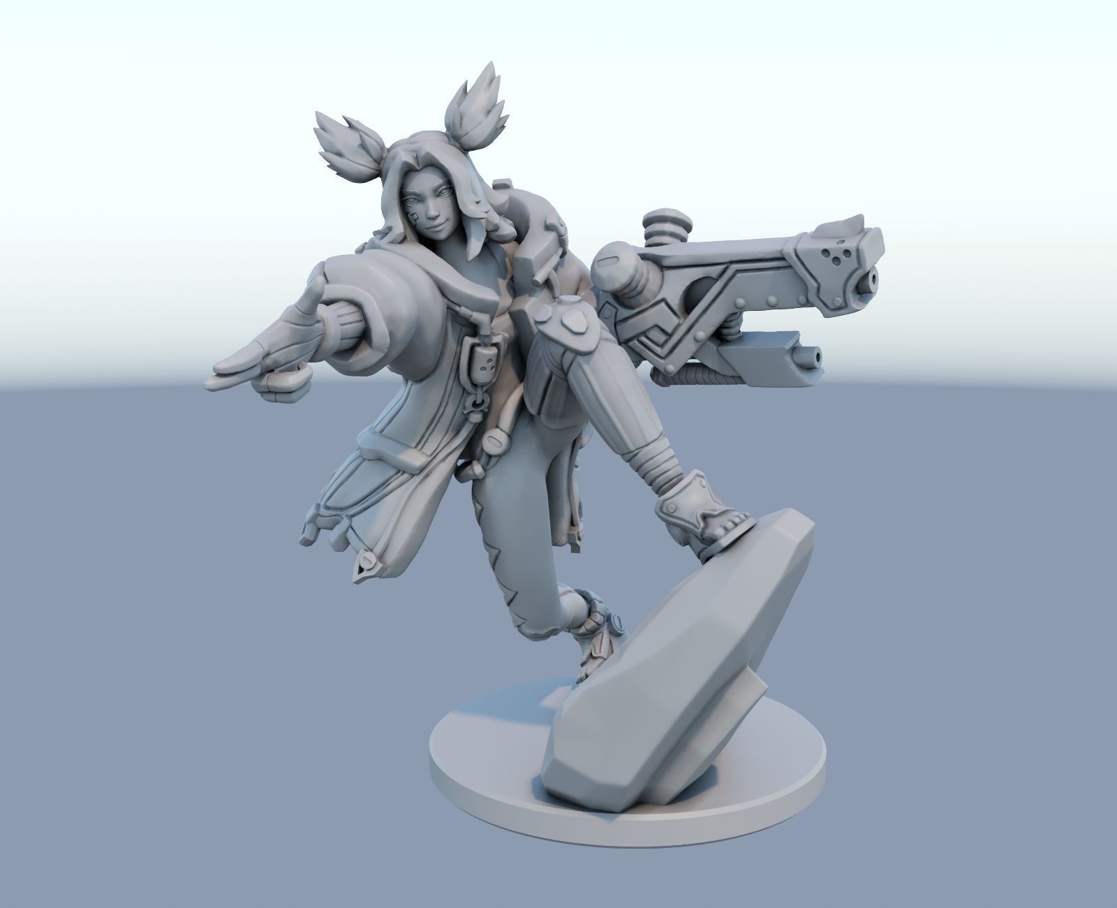 zeri League of Legends 3D print model 3D print model_13