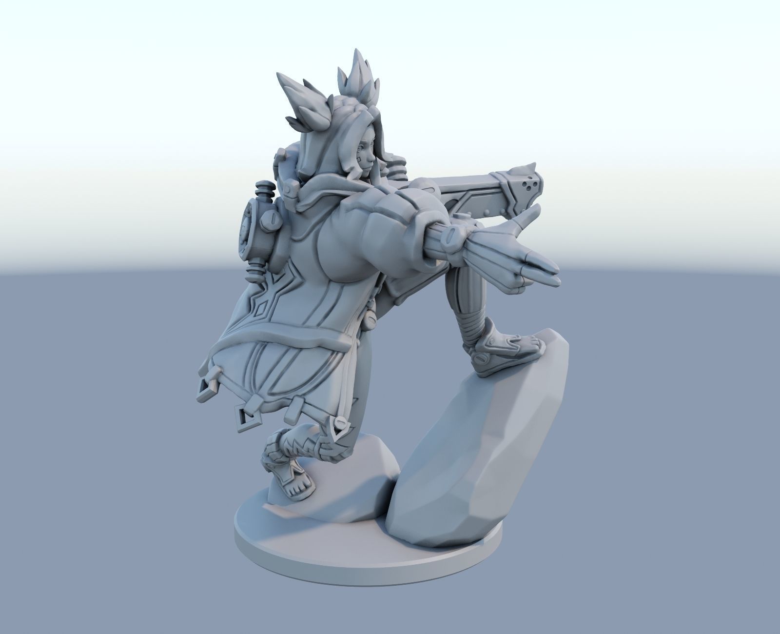 zeri League of Legends 3D print model 3D print model_11