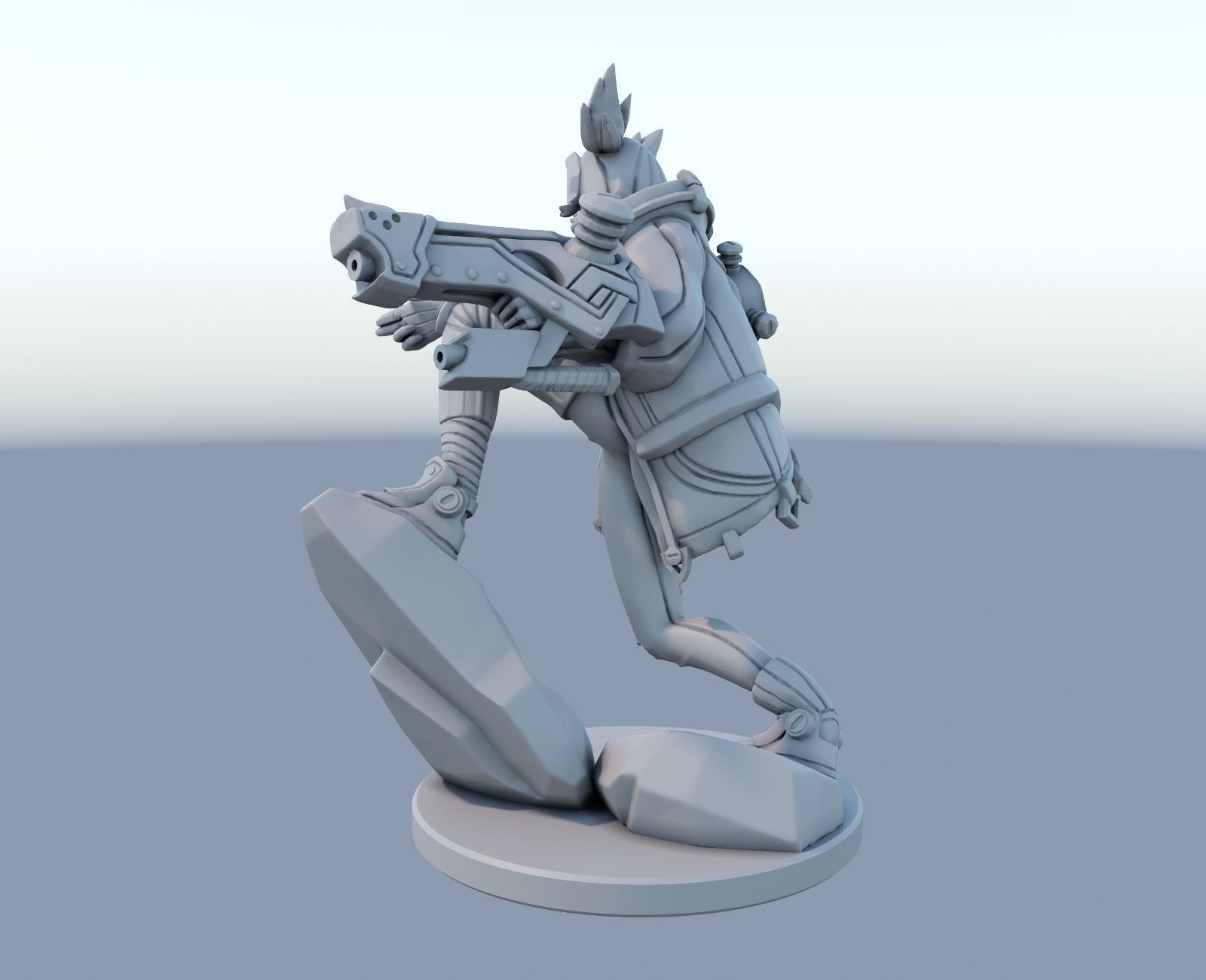 zeri League of Legends 3D print model 3D print model_8