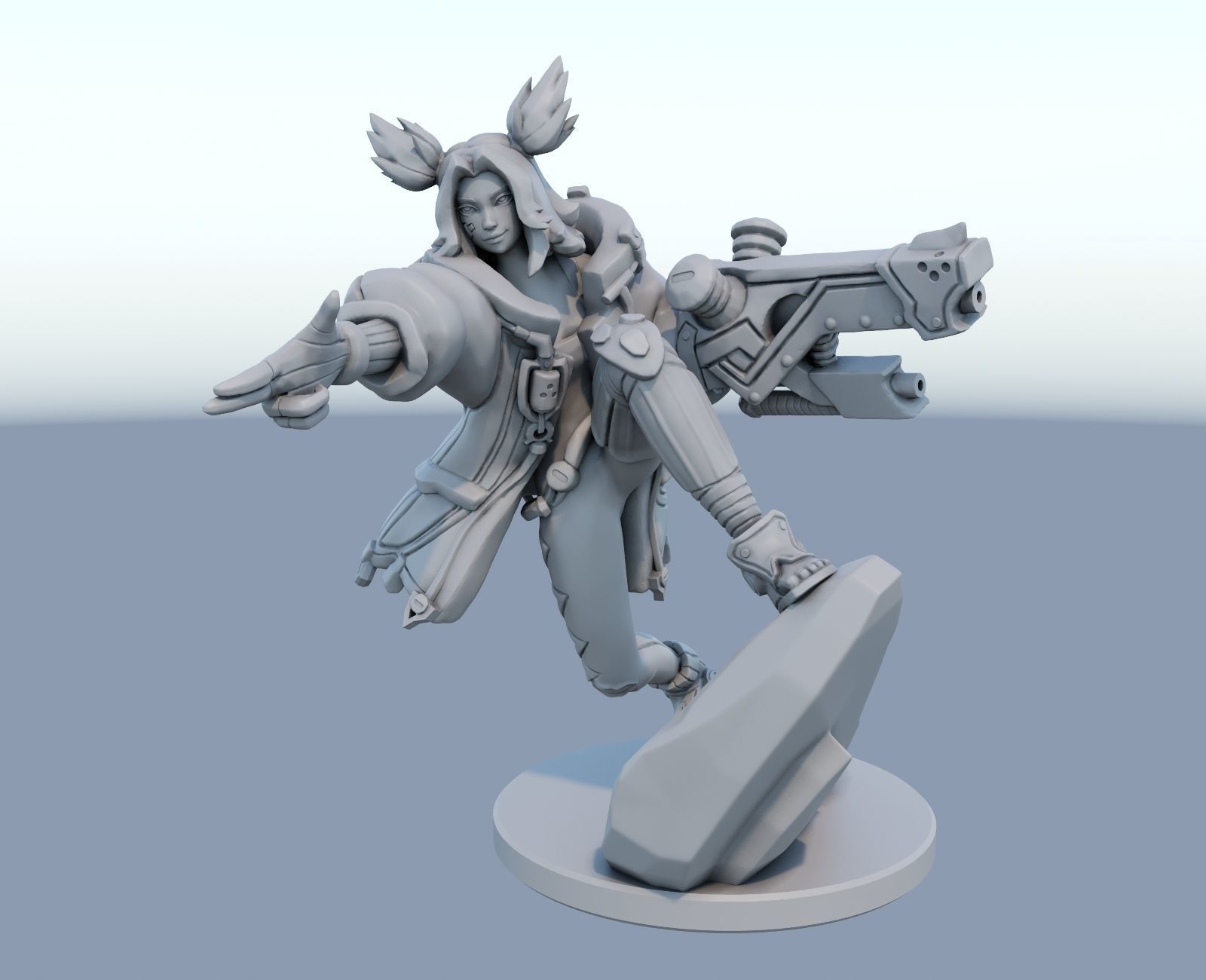 zeri League of Legends 3D print model 3D print model_1