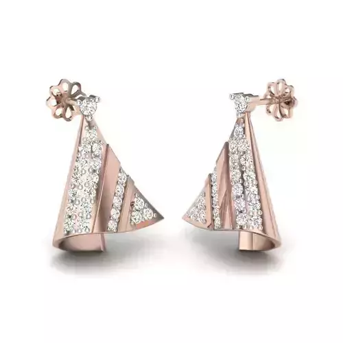 Diamond Jewelry Earring  3D print model