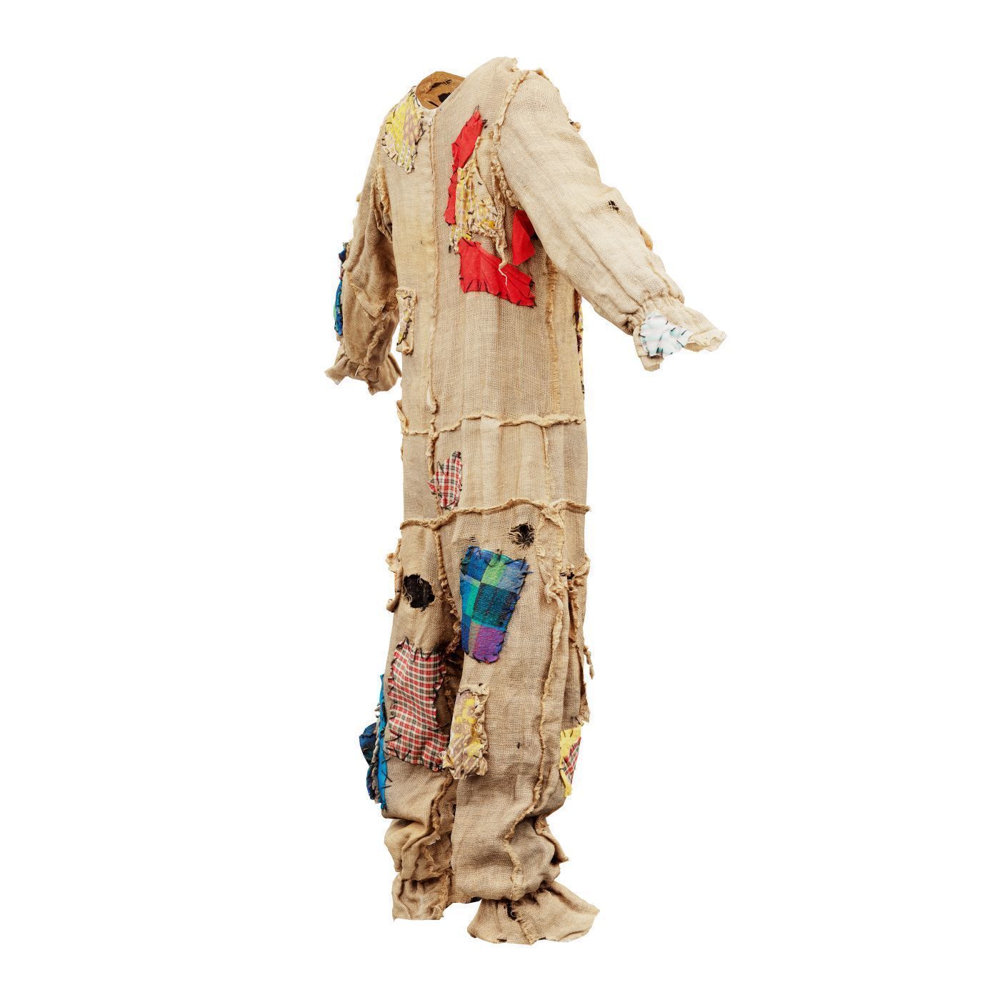 Scarecrow Suit Low-poly 3D model_6
