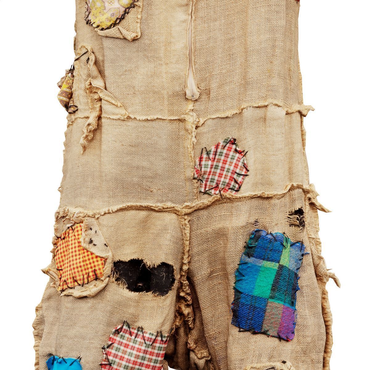 Scarecrow Suit Low-poly 3D model_17