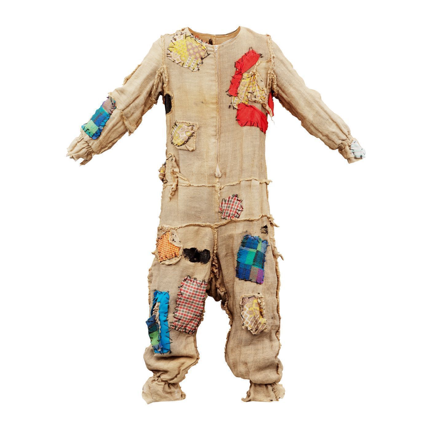 Scarecrow Suit Low-poly 3D model_8