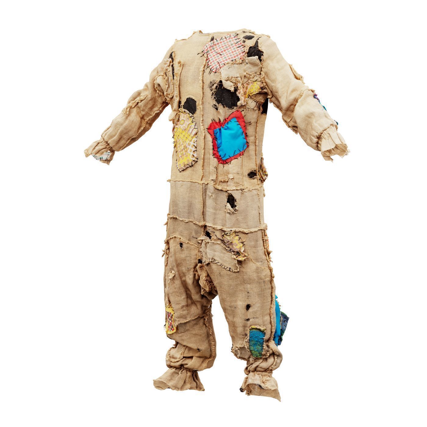 Scarecrow Suit Low-poly 3D model_13