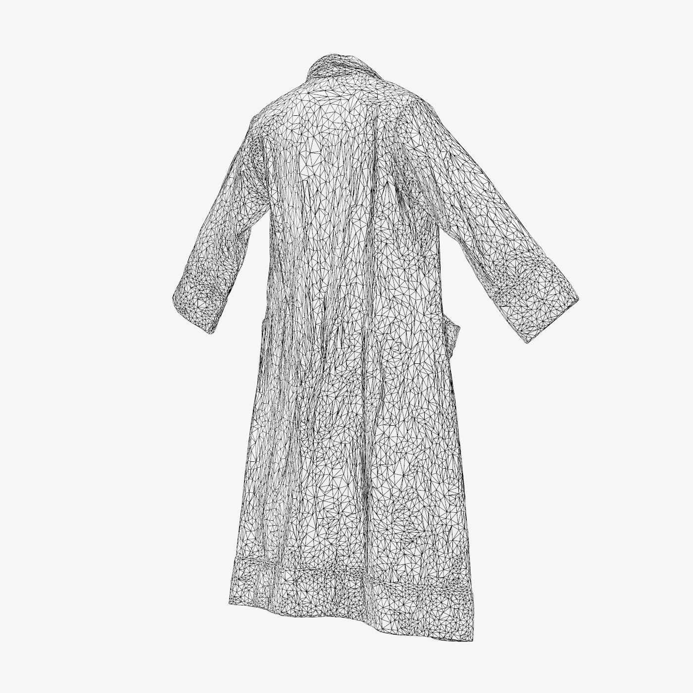 3D model Robe B Open VR / AR / low-poly | CGTrader