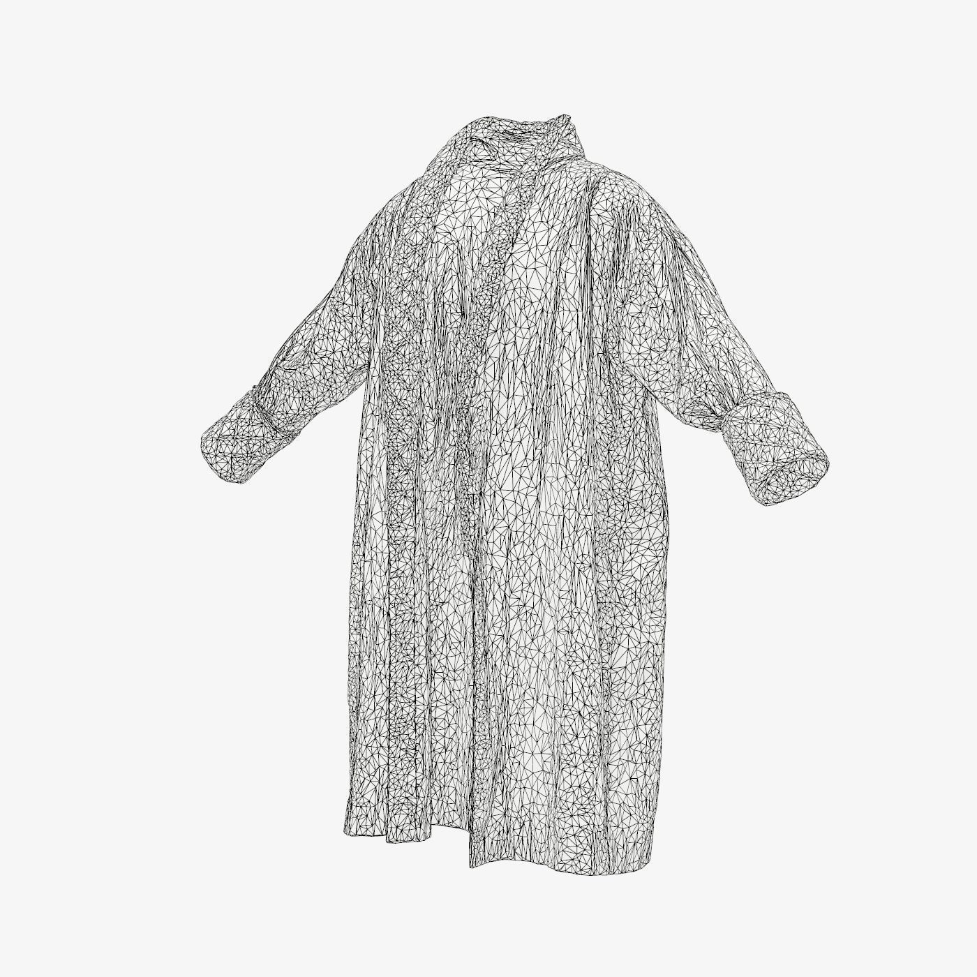 Robe A Low-poly 3D model_14