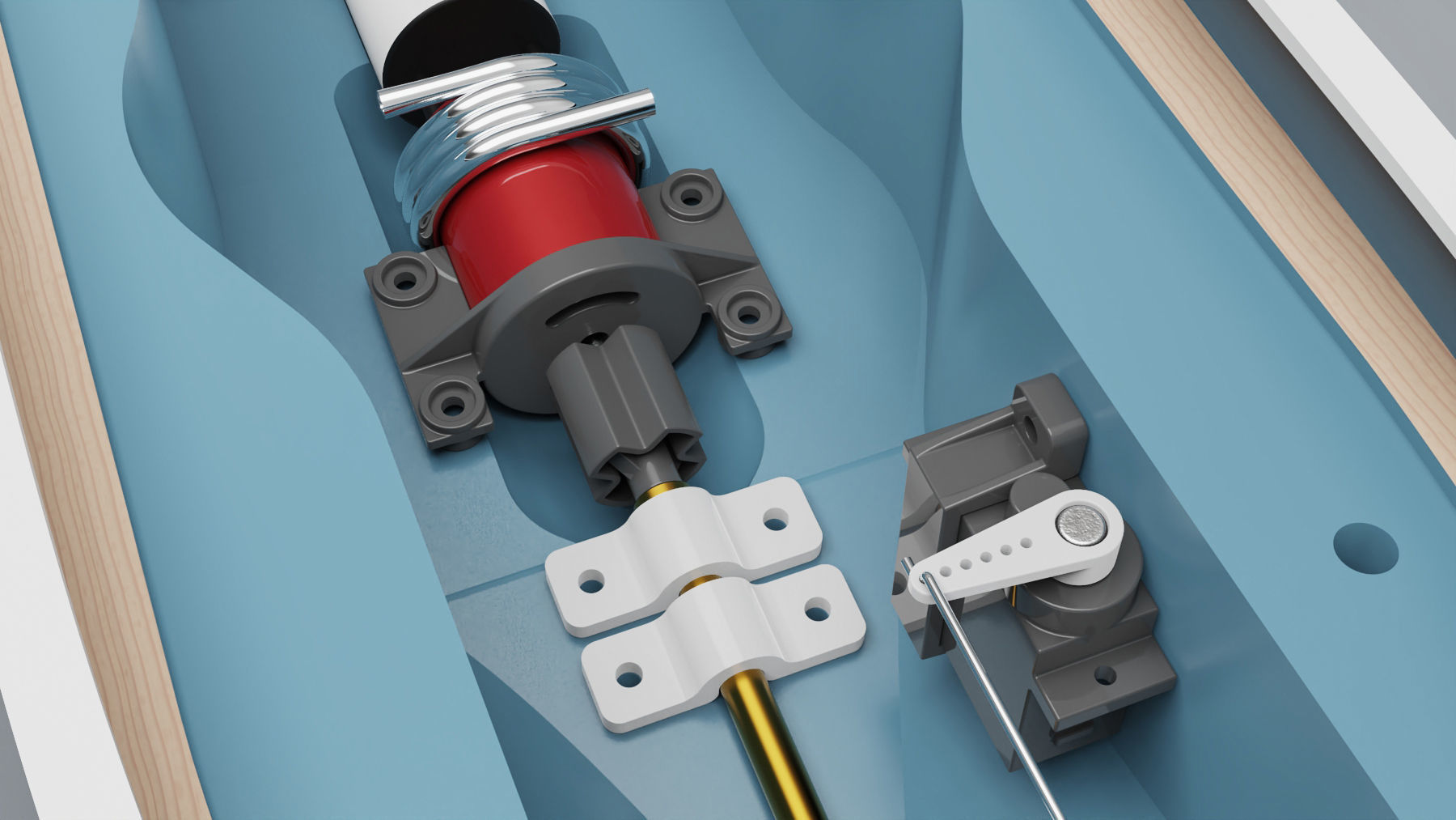 RC fishing boat 3D print model_22