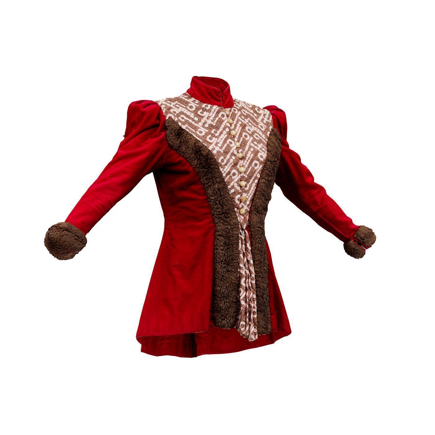 Queen Jacket Low-poly 3D model_3